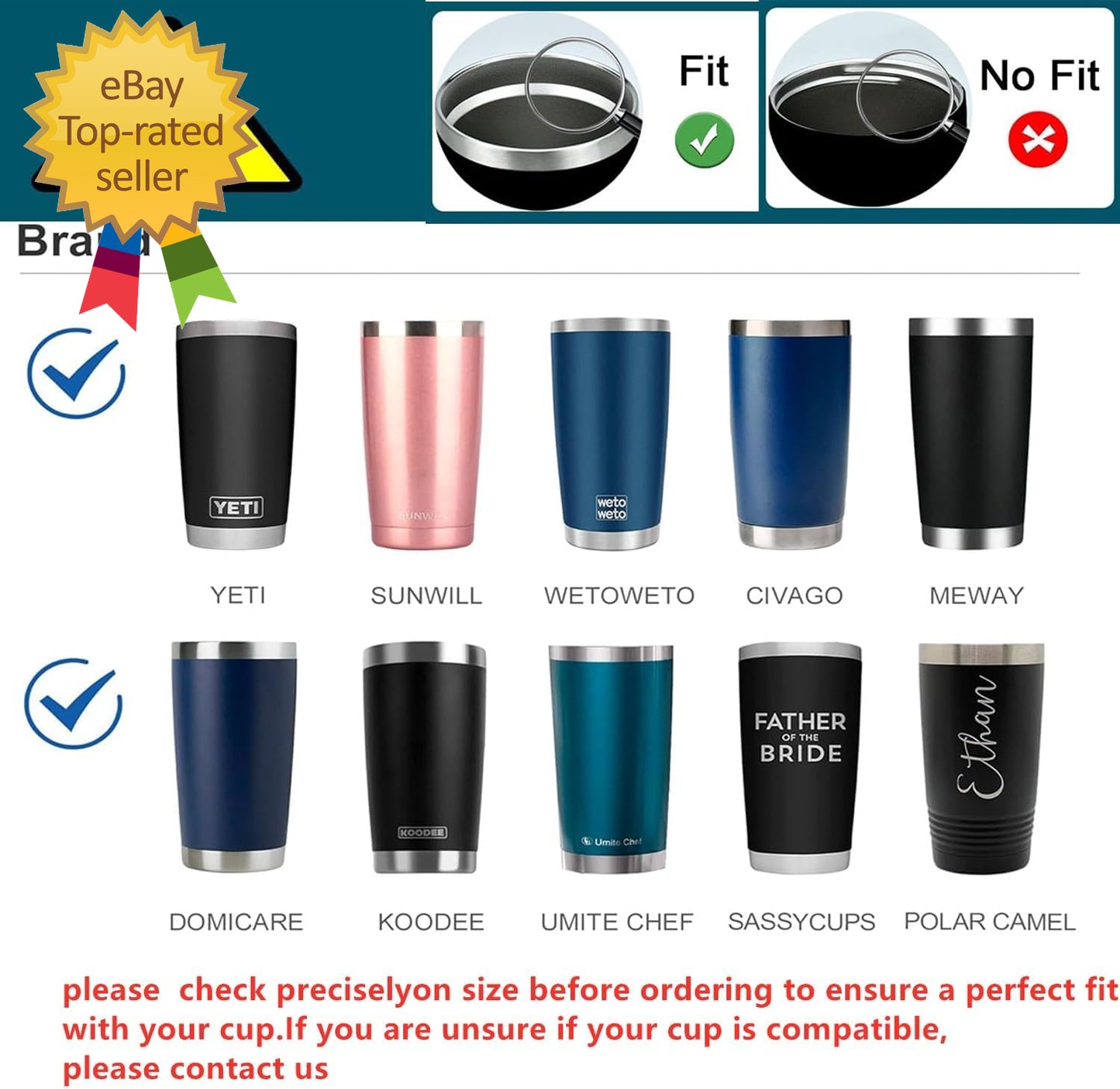 Tumbler Lid for 20 Oz2 Replacement Lids for 20Oz Stainless Steel Tumbler
