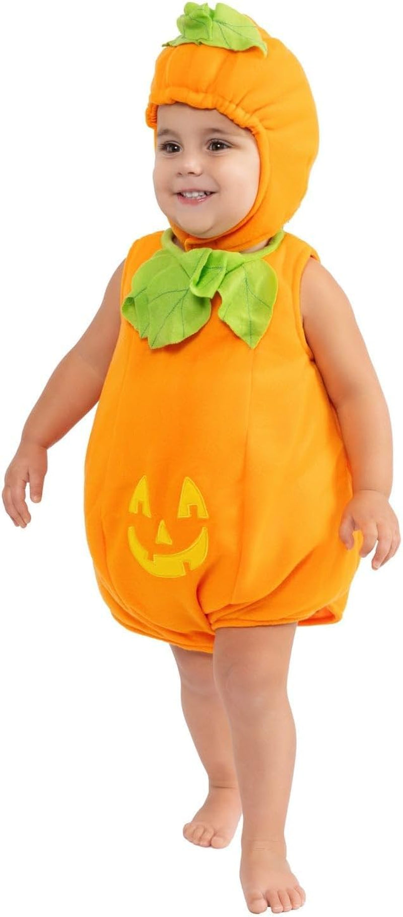 Adorable Baby Pumpkin Costume – Perfect Halloween Jack-O-Lantern Outfit for Toddlers