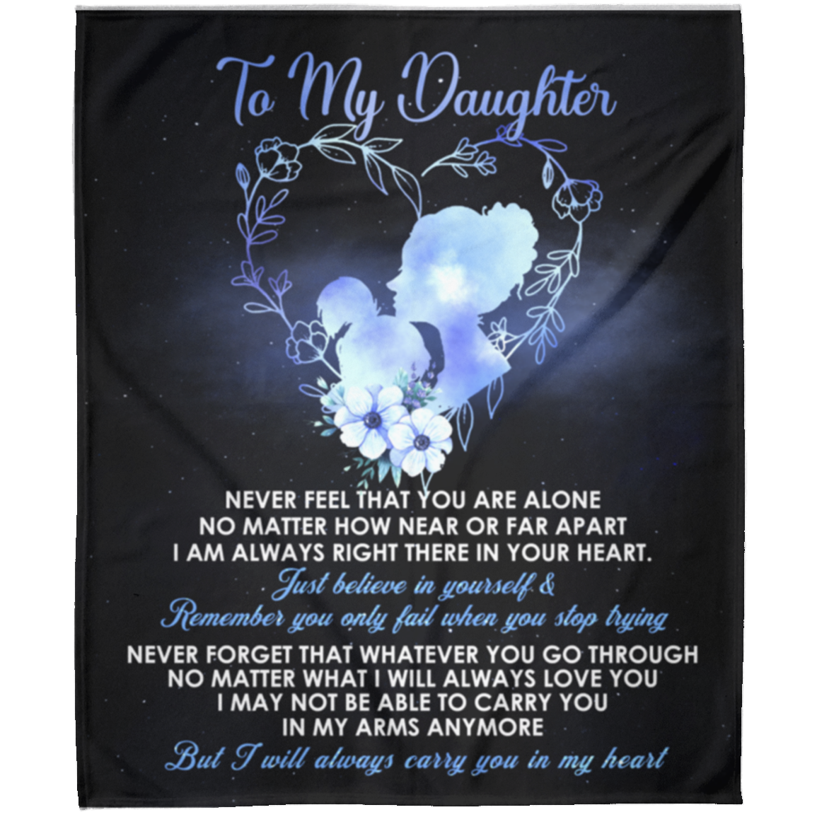 To My Daughter | FLM Arctic Fleece Blanket 50x60