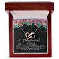 To My Unbiological Mom | I Love You No Matter What - Interlocking Hearts necklace