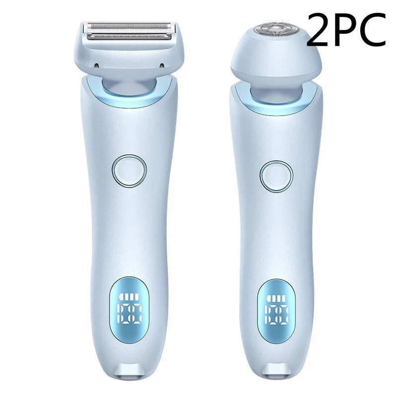 Dual Action USB Rechargeable Hair Remover & Epilator - Effortless Smoothness for Face, Body, and Bikini