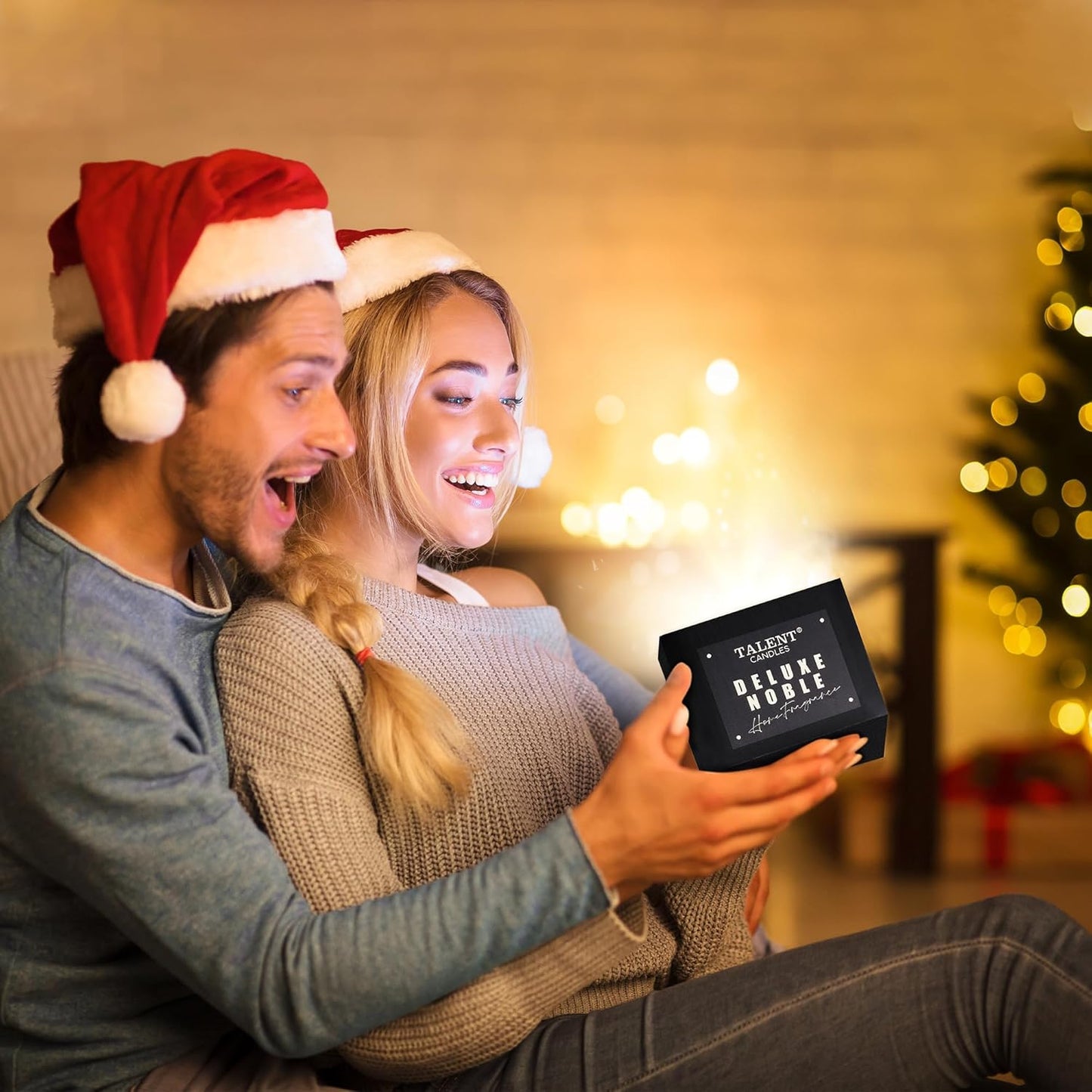 Scented Soy Candles, Deluxe Noble Aromatherapy Candles, Velvet Rose & Oud, Candles for Home Scented, 7.05Oz