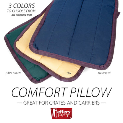 Pet Comfort Dog Pillow, Large 30" X 40", Navy Blue – Machine Washable Dog Bed for House, Sofa, Crate & Travel – Poly Cotton Shell, Winter Warmth, Soft, Comfy, Durable, Top Pet Bedding