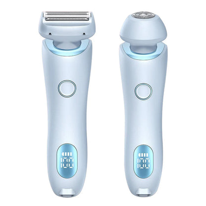 Dual Action USB Rechargeable Hair Remover & Epilator - Effortless Smoothness for Face, Body, and Bikini