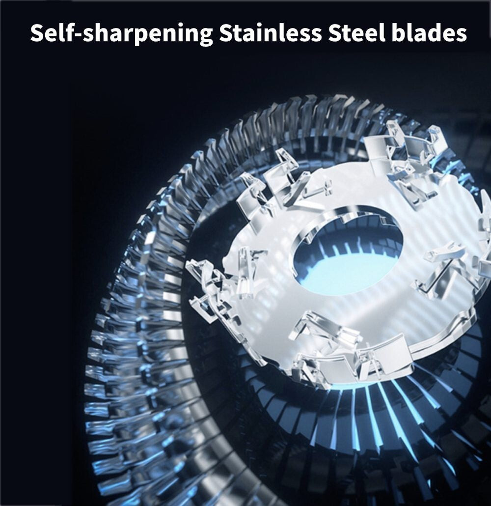 Men'S Razor Rotary Waterproof Electric Shaver Pop-Up Trimmer Wet Dry Cordless US