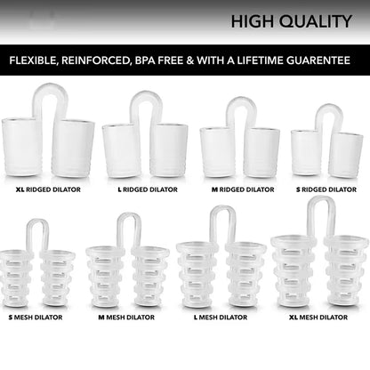 Anti Snoring Device to Stop Snoring Nose Clip for Easy Breathing Improvement Sleep Assistance Apnea 4Pc at Night