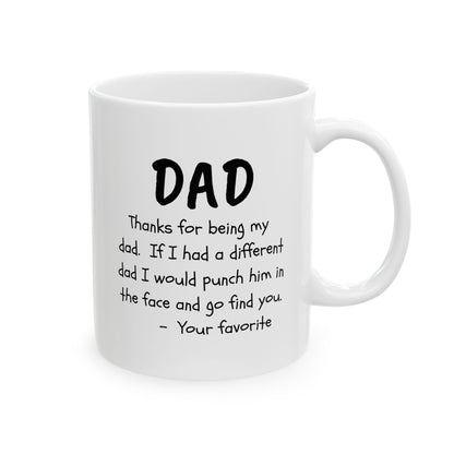 For Dad | Ceramic Mug, (11oz)