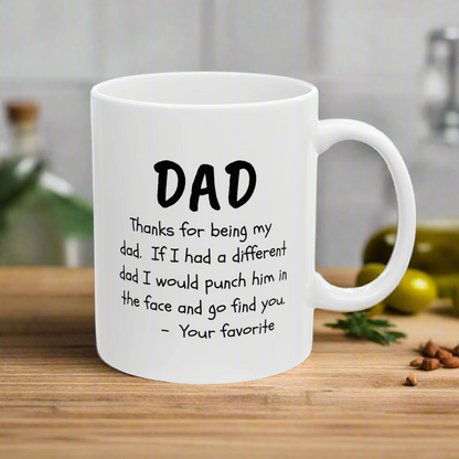 For Dad | Ceramic Mug, (11oz)