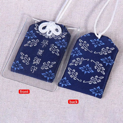 Spiritual Salt with Sachet Buddhist Spiritual Salt Pouch Necklace Blessing Lucky Bag Amulet Blessing Sachets Pendant