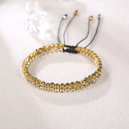 Tibetan Buddhist Copper Beads Bracelet Healing Reiki Protection Women Men Gifts