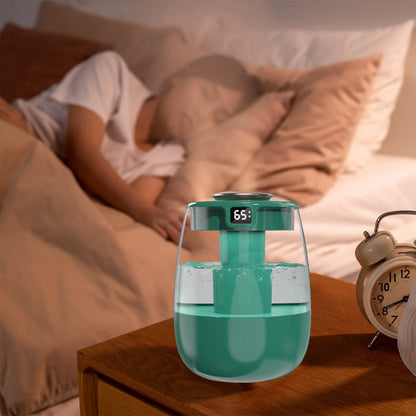 Humidifiers for Bedroom,Usb with and Humidity Display,Easy to Fill & Clean,Quiet Cool Mist Air Humidifier for Home Baby Nursery & Plants,Bpa-Free for Safety