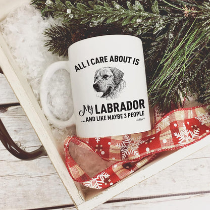 Labrador Mom Gifts Mug for Christmas Women Men Dad Decor Lover Decorations Stuff I Love Lab Coffee Accessories Talking Art Apparel Funny Birthday Gift Home Supplies Products Dog Coffee Cup Mugs