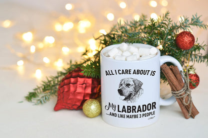 Labrador Mom Gifts Mug for Christmas Women Men Dad Decor Lover Decorations Stuff I Love Lab Coffee Accessories Talking Art Apparel Funny Birthday Gift Home Supplies Products Dog Coffee Cup Mugs
