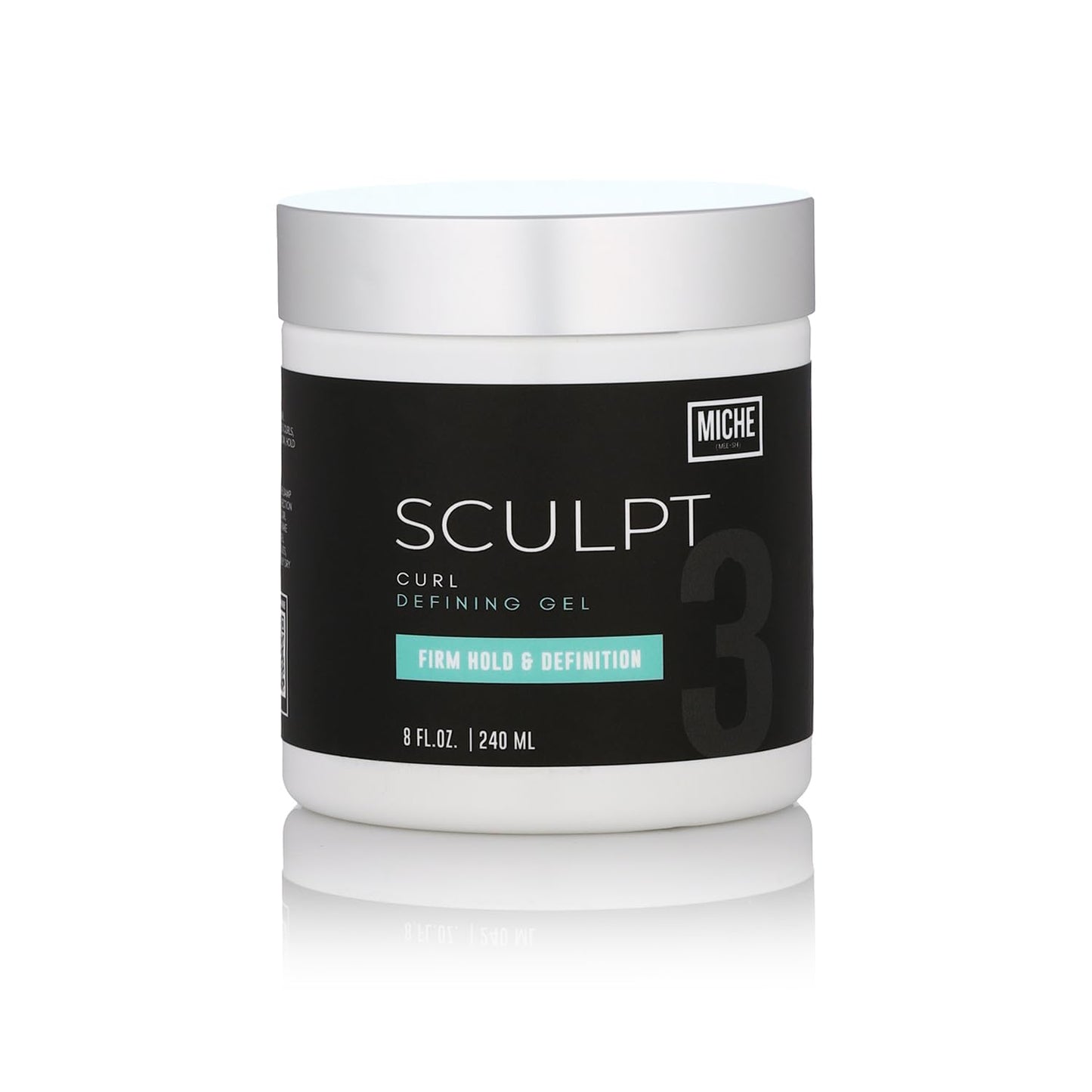 Miche Sculpt Curl Defining Gel – Alcohol-Free Curl Sculpting Gel for Medium Hold, Shine, and Definition – Enriched with Organic Aloe Vera & Bamboo Extract for Curly Hair