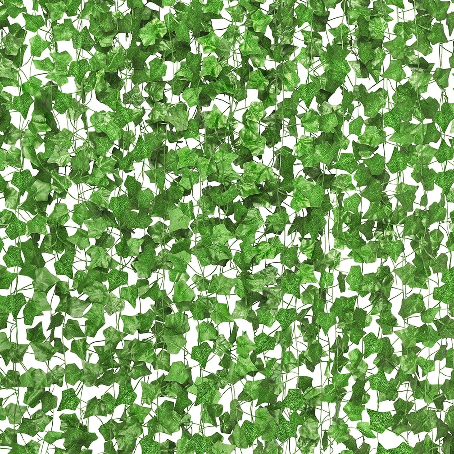 20 Pack 140Ft Artificial Ivy Vines - Lush Greenery Garland for Aesthetic Room, Wedding, Party & Garden Decor