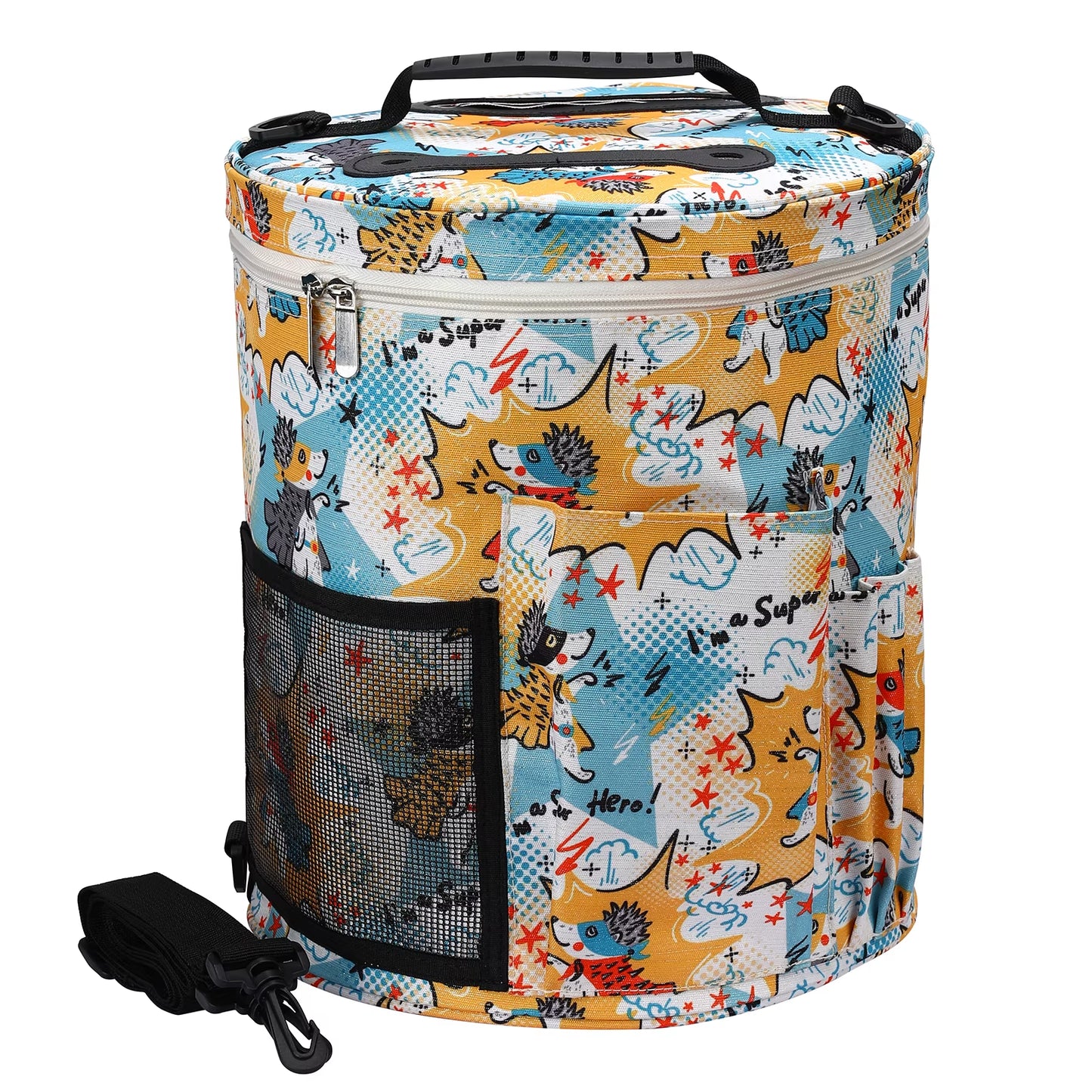 12 Styles Yarn Storage Knitting Bag Large Yarn Knitting Tote Bag for Crochet Hooks and Knitting Needles Yarn Balls