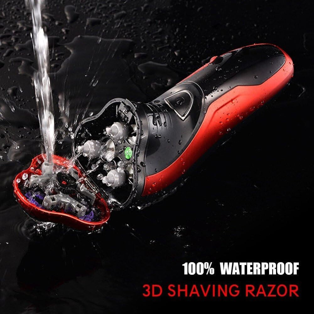Men'S Razor Rotary Waterproof Electric Shaver Pop-Up Trimmer Wet Dry Cordless US