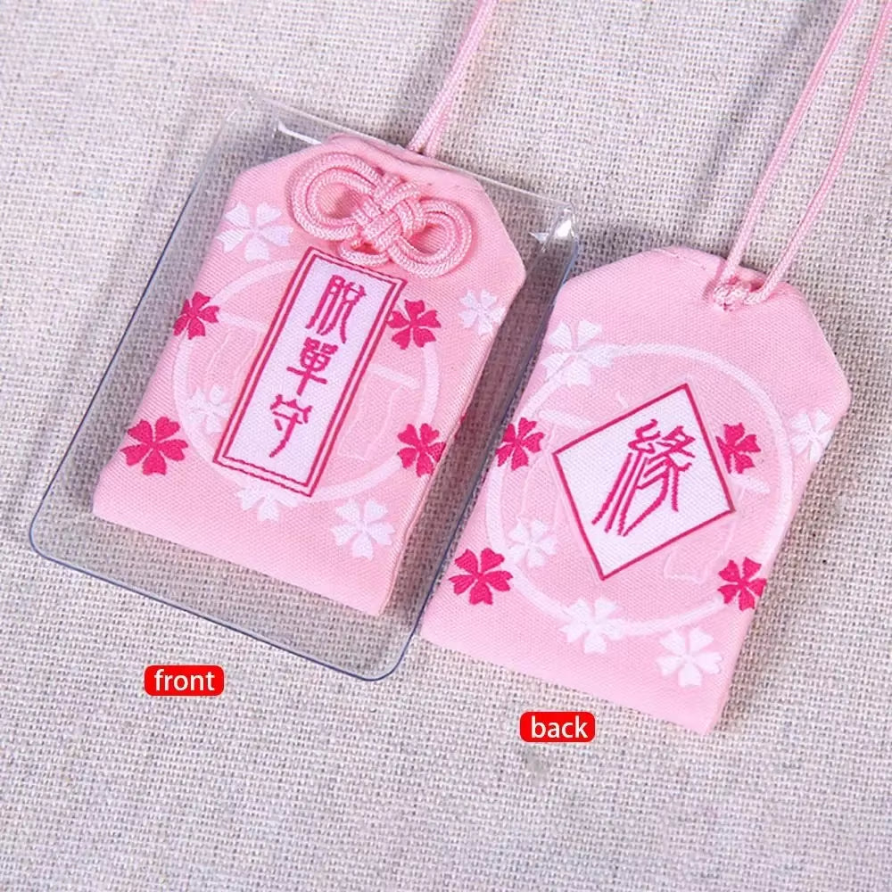 Spiritual Salt with Sachet Buddhist Spiritual Salt Pouch Necklace Blessing Lucky Bag Amulet Blessing Sachets Pendant