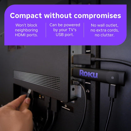 Streaming Stick HD 2025 — HD Streaming Device for TV with  Voice Remote, Free & Live TV