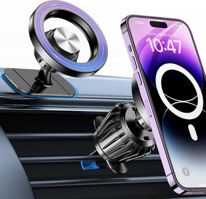 Kaistyle for Magsafe Car Mount【20 Strong Magnets】 Magnetic Phone Holder for Car Phone Holder Mount Dash Mounted Holders Cell Phone Holders for Your Car Accessories for Women Men for Iphone 17 16 15 14