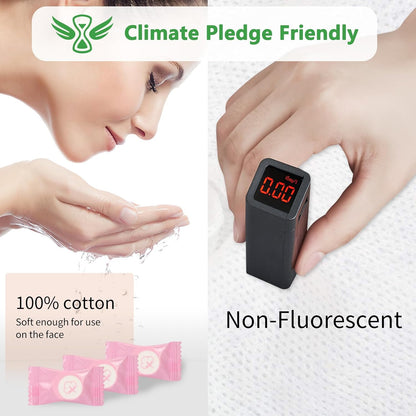 Compressed Towel 100 PCS Mini Tablets Disposable Portable Face Towel Cotton Coin Tissue Eco-Friendly for Travel, Camping, Hiking, Sport, Beauty, Home Hand Wipes, Outdoor Activities Pink