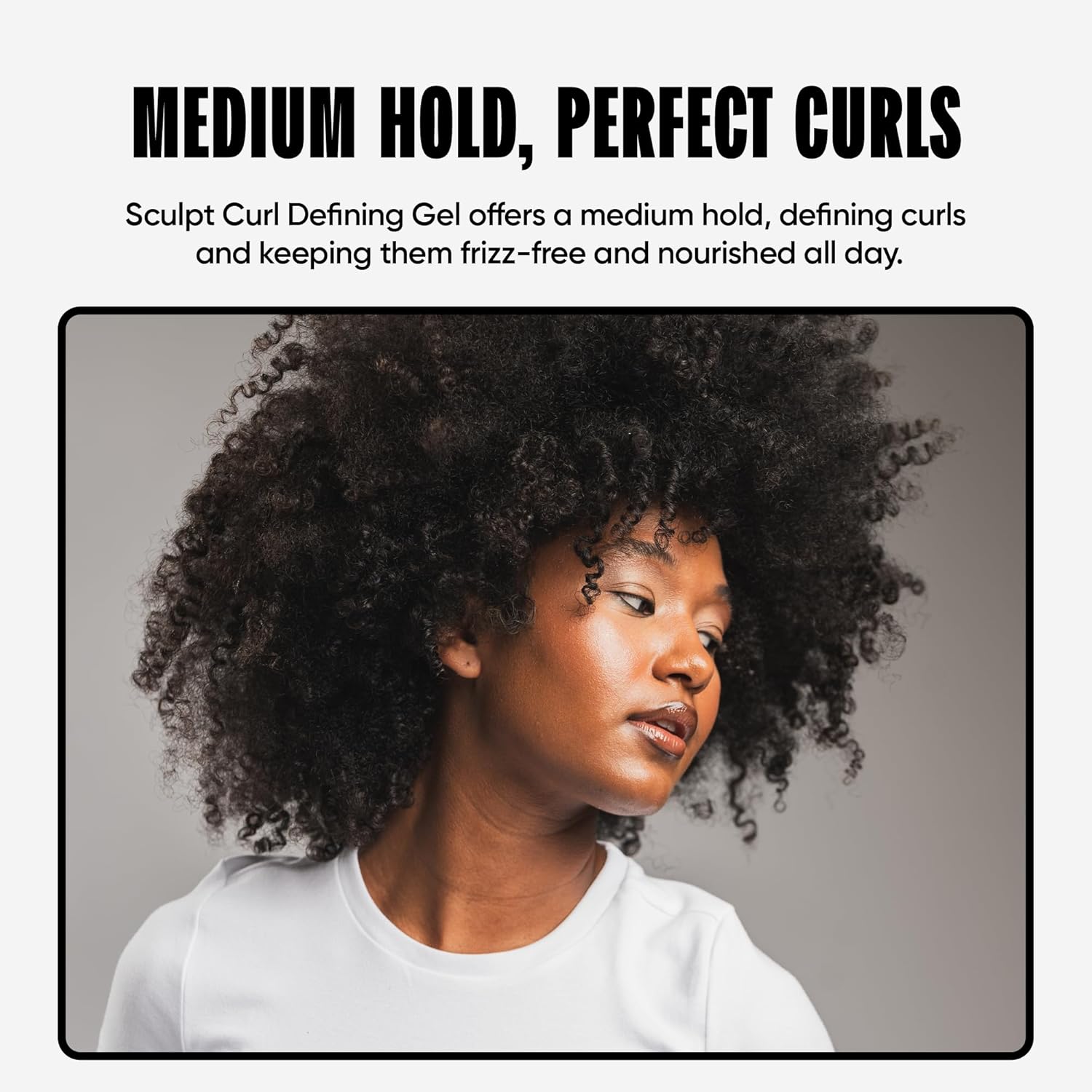 Miche Sculpt Curl Defining Gel – Alcohol-Free Curl Sculpting Gel for Medium Hold, Shine, and Definition – Enriched with Organic Aloe Vera & Bamboo Extract for Curly Hair