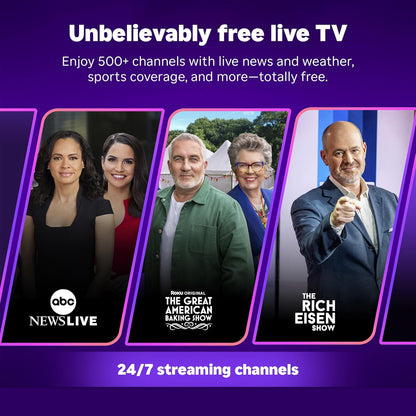 Streaming Stick HD 2025 — HD Streaming Device for TV with  Voice Remote, Free & Live TV