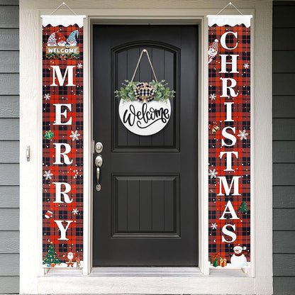 Charming Rustic Welcome Sign Wreath for Front Door - Spring Farmhouse Decor for Outdoor Home Elegance