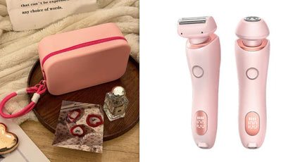 Dual Action USB Rechargeable Hair Remover & Epilator - Effortless Smoothness for Face, Body, and Bikini