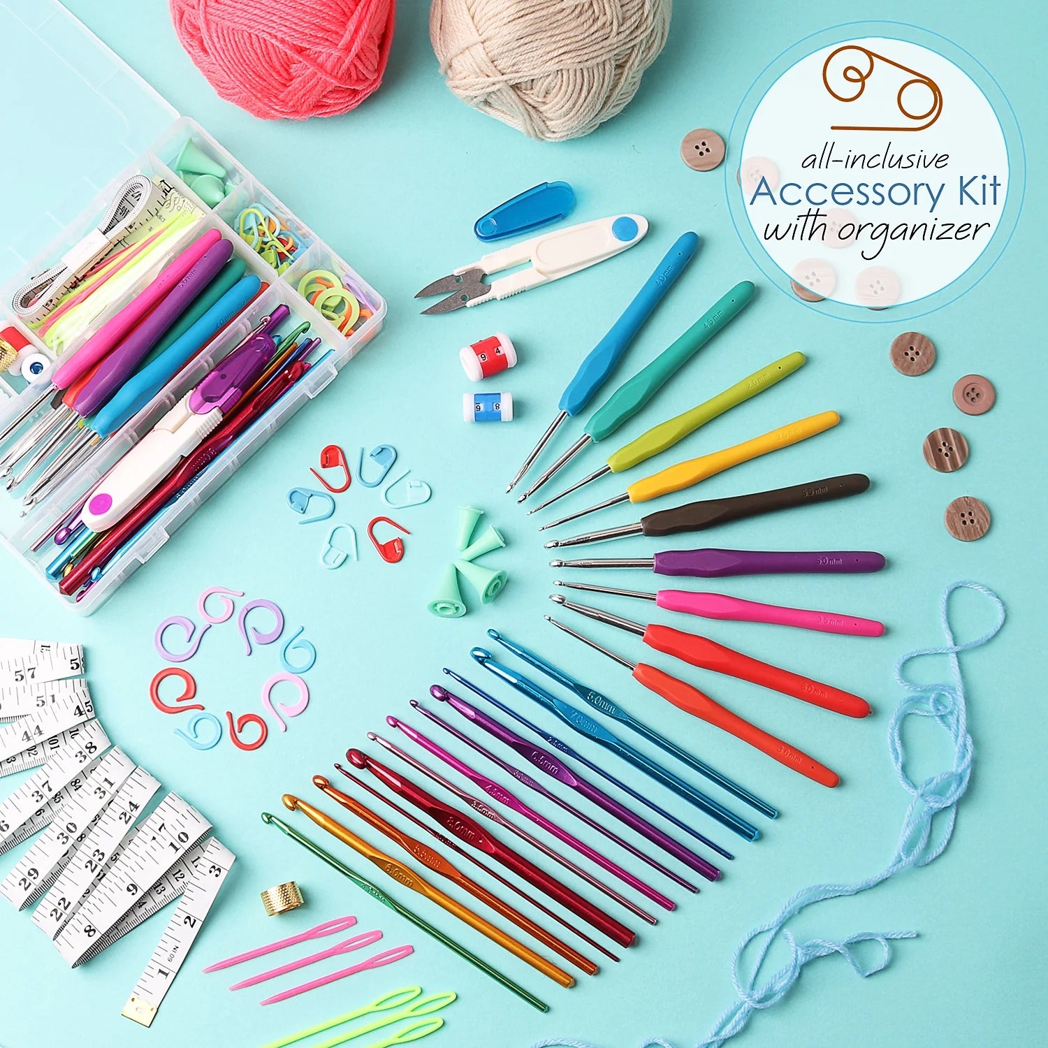 Hearth and Harbor Premium Bundle Crochet Craft Kit
