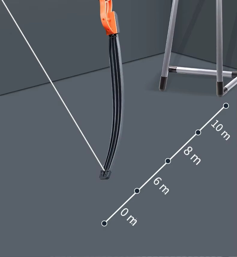 52Cm Bow and Arrow Toy Set for Children Archery Practice Recurve Outdoor Sorts Shooting Toy with Target Boys Kids Gifts