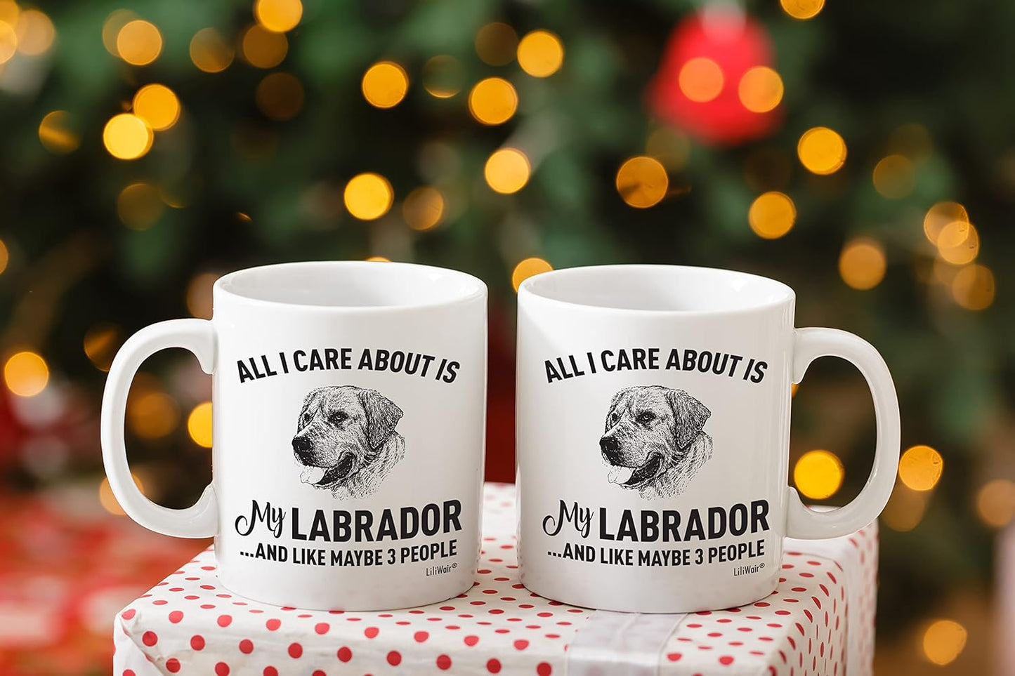 Labrador Mom Gifts Mug for Christmas Women Men Dad Decor Lover Decorations Stuff I Love Lab Coffee Accessories Talking Art Apparel Funny Birthday Gift Home Supplies Products Dog Coffee Cup Mugs