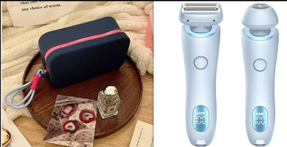 Dual Action USB Rechargeable Hair Remover & Epilator - Effortless Smoothness for Face, Body, and Bikini