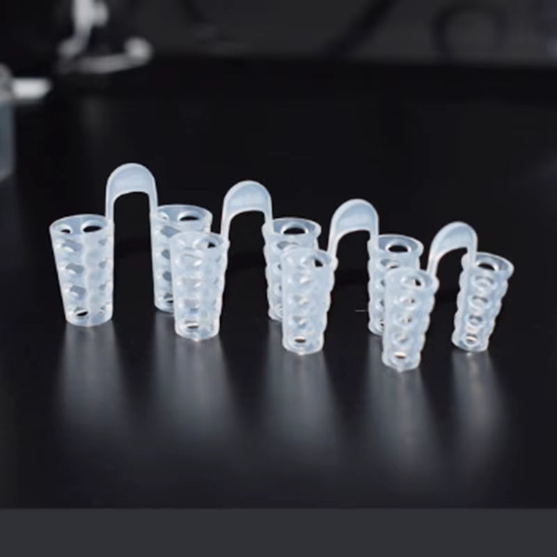 Anti Snoring Device to Stop Snoring Nose Clip for Easy Breathing Improvement Sleep Assistance Apnea 4Pc at Night