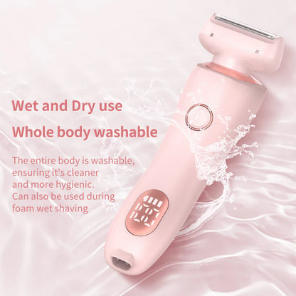 Dual Action USB Rechargeable Hair Remover & Epilator - Effortless Smoothness for Face, Body, and Bikini