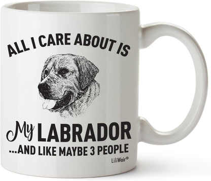 Labrador Mom Gifts Mug for Christmas Women Men Dad Decor Lover Decorations Stuff I Love Lab Coffee Accessories Talking Art Apparel Funny Birthday Gift Home Supplies Products Dog Coffee Cup Mugs