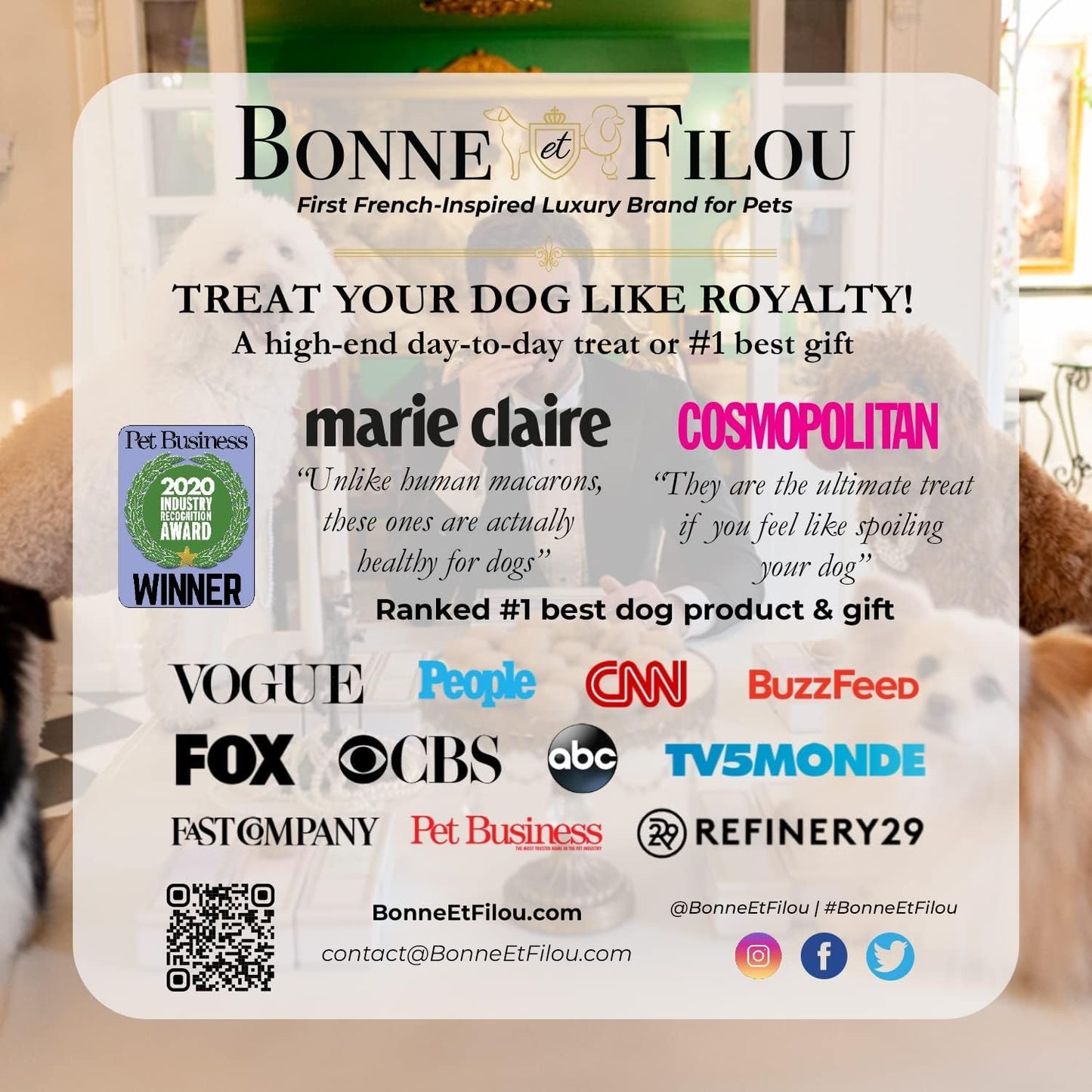 Christmas Dog Treats Strawberry Cupcakes, Dog Birthday Gift for Medium to Large Breed – Gourmet Macaron Cakes, Healthy & Delicious Human Grade Snacks – 6 Count