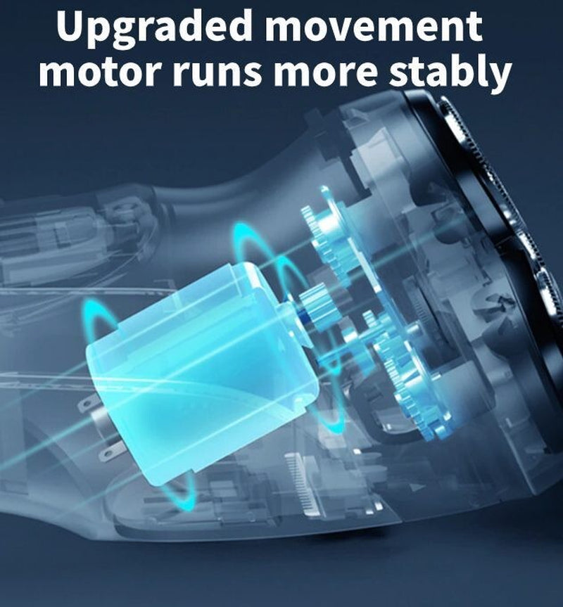 Men'S Razor Rotary Waterproof Electric Shaver Pop-Up Trimmer Wet Dry Cordless US