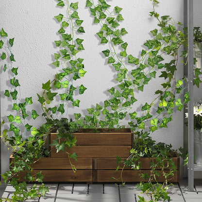 20 Pack 140Ft Artificial Ivy Vines - Lush Greenery Garland for Aesthetic Room, Wedding, Party & Garden Decor