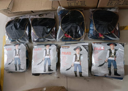 Ahoy, Matey! Kids Pirate Costume Set for Toddler Halloween Fun & Themed Parties