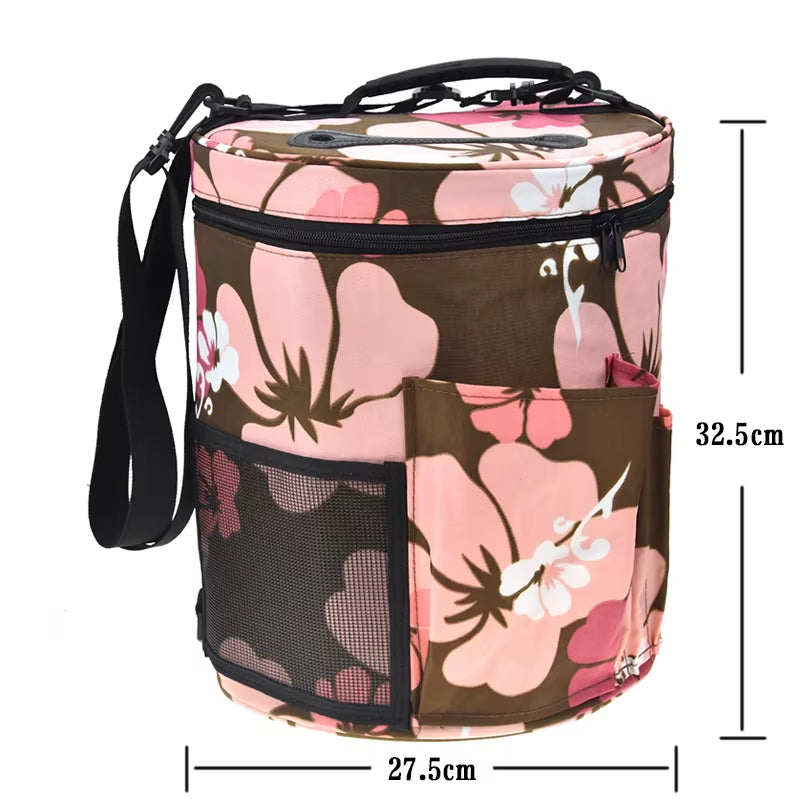 12 Styles Yarn Storage Knitting Bag Large Yarn Knitting Tote Bag for Crochet Hooks and Knitting Needles Yarn Balls