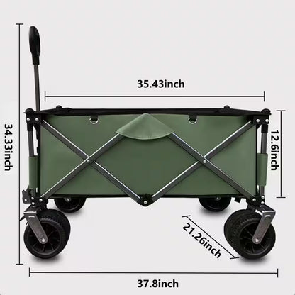 Min Capacity 5.5 Cu. Ft. Steel Utility Park Garden Cart Powered Wheelbarrow Green Supports up to 300 Lbs